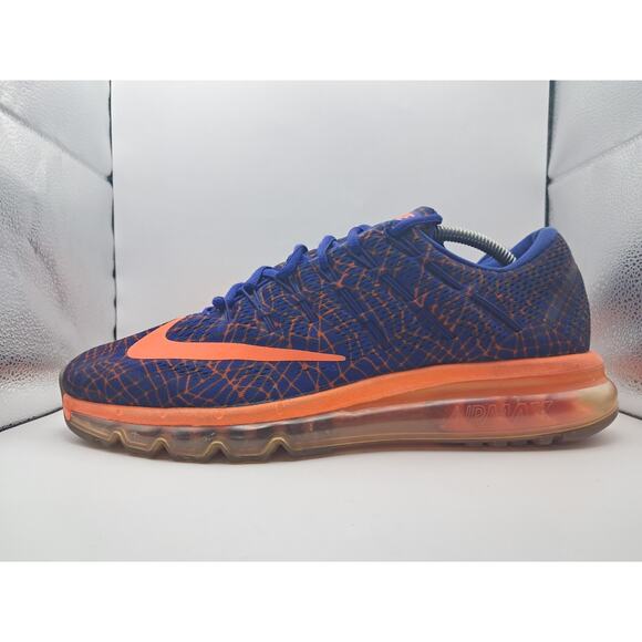 Size 10.5M | 12W - Nike Air Max 2016 Print Concord Total Crimson - 818135-402 - Picture 5 of 10